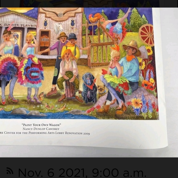 Signed/Dated Nancy Dunlop Cawdrey Print - Picture 7 of 9